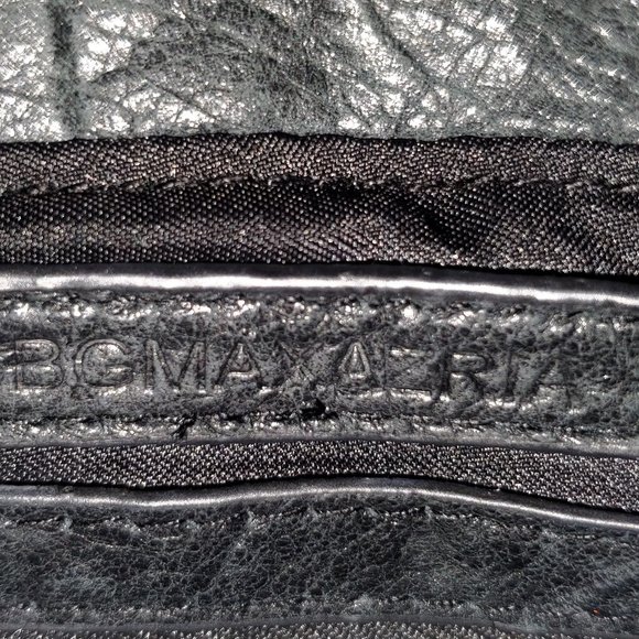 BCBGMAXAZRIA Black Leather Bag - Picture 5 of 16